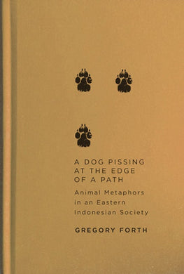 A Dog Pissing at the Edge of a Path