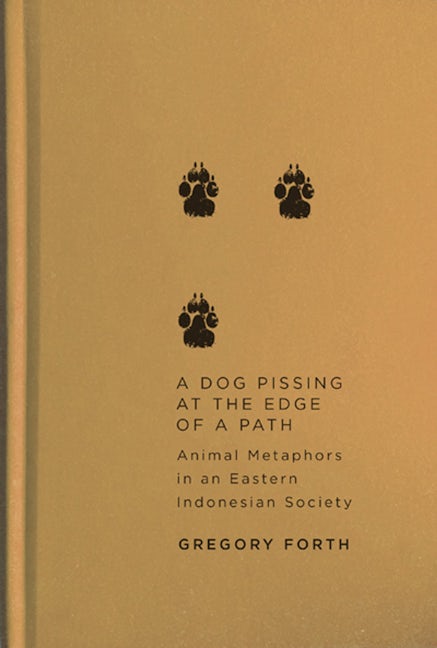 A Dog Pissing at the Edge of a Path