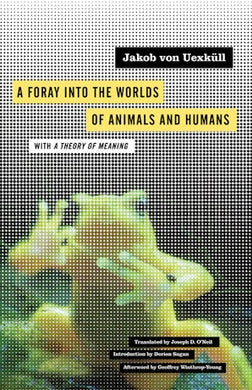 Cover image for A Foray into the Worlds of Animals and Humans, isbn: 9780816659005