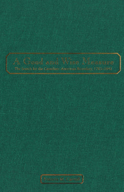Cover image for A Good and Wise Measure, isbn: 9781442670327