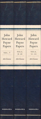 John Howard Payne Papers, 3-volume set